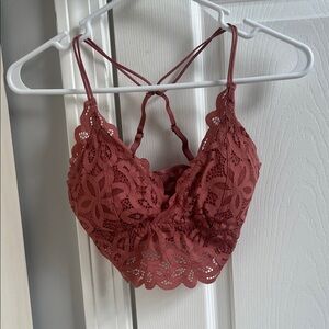 Abercrombie & Fitch Lace Bralette in rose
